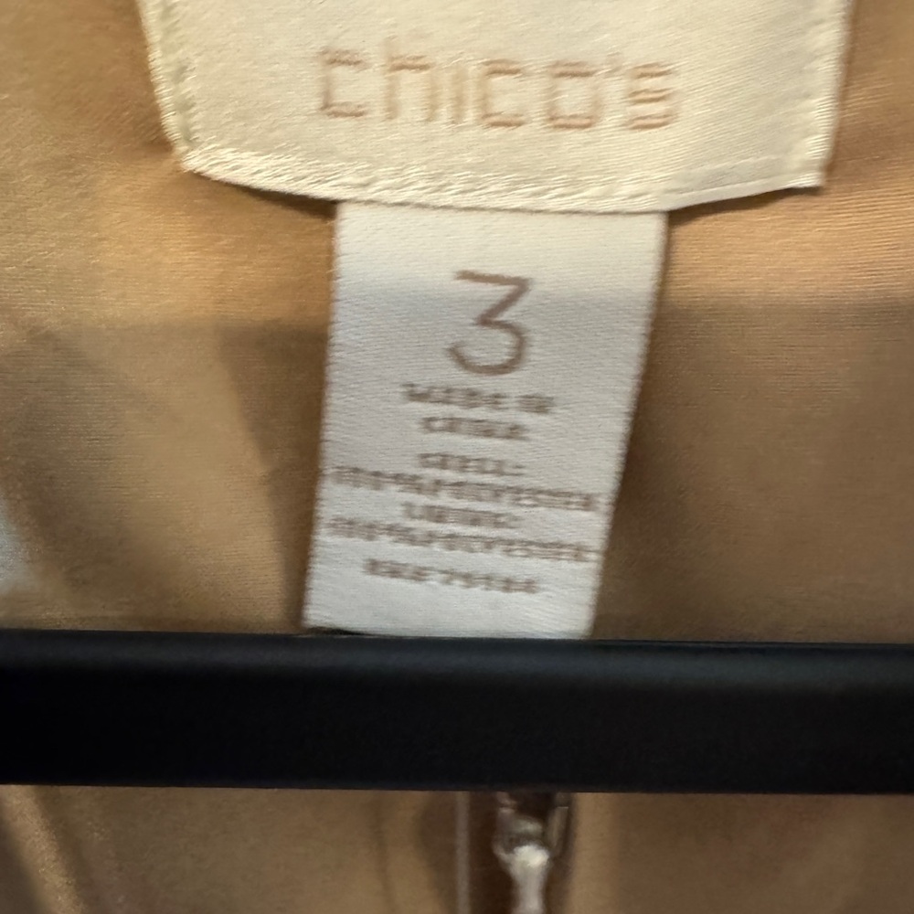 Chico's Brown Black and Tan Zebra Print Jacket/Blazer Size: 3 (XL) - Picture 3 of 15